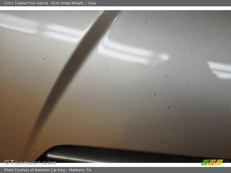Silver Strata Metallic / Gray 2001 Toyota Prius Hybrid