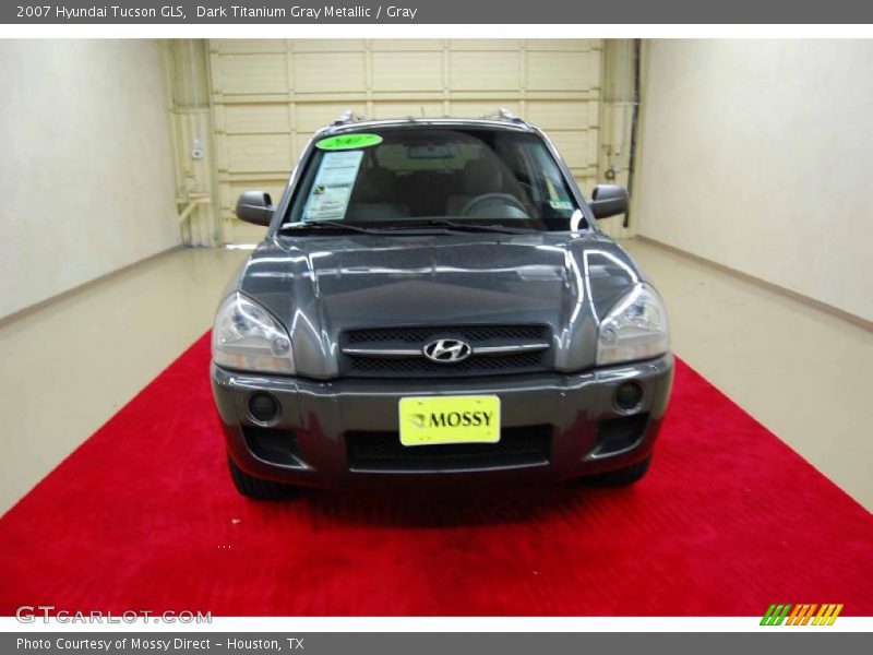 Dark Titanium Gray Metallic / Gray 2007 Hyundai Tucson GLS