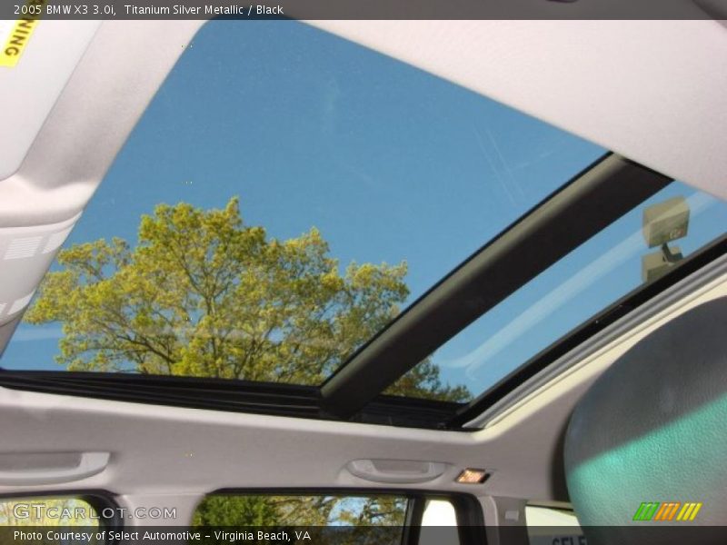 Titanium Silver Metallic / Black 2005 BMW X3 3.0i