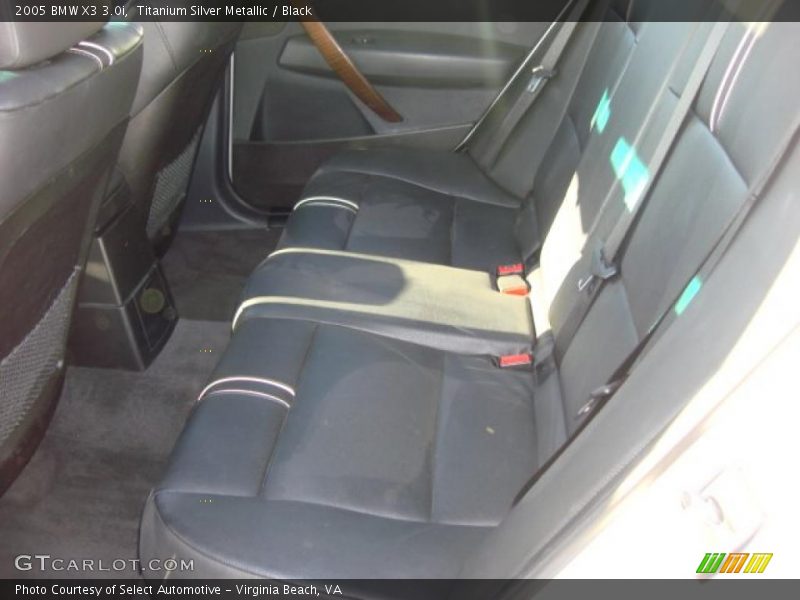 Titanium Silver Metallic / Black 2005 BMW X3 3.0i