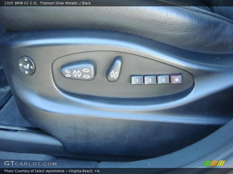 Titanium Silver Metallic / Black 2005 BMW X3 3.0i