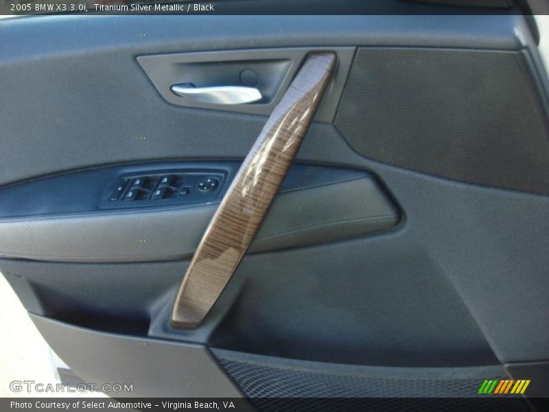 Titanium Silver Metallic / Black 2005 BMW X3 3.0i