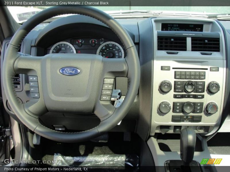 Sterling Grey Metallic / Charcoal Black 2011 Ford Escape XLT
