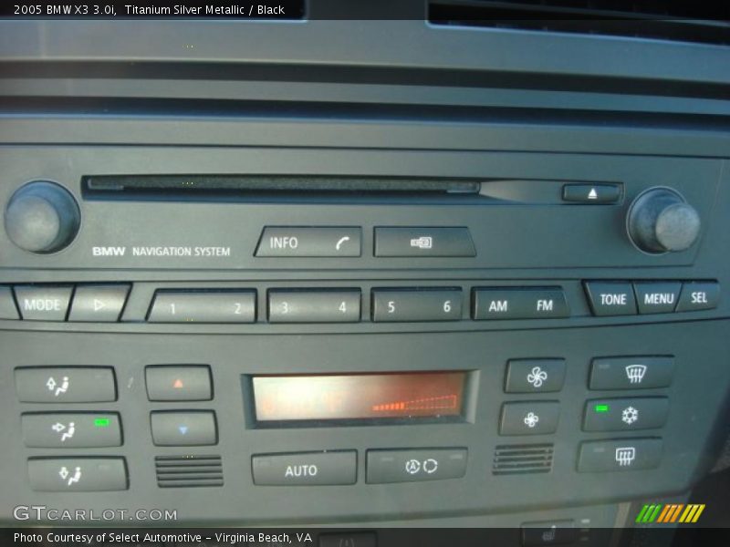Titanium Silver Metallic / Black 2005 BMW X3 3.0i