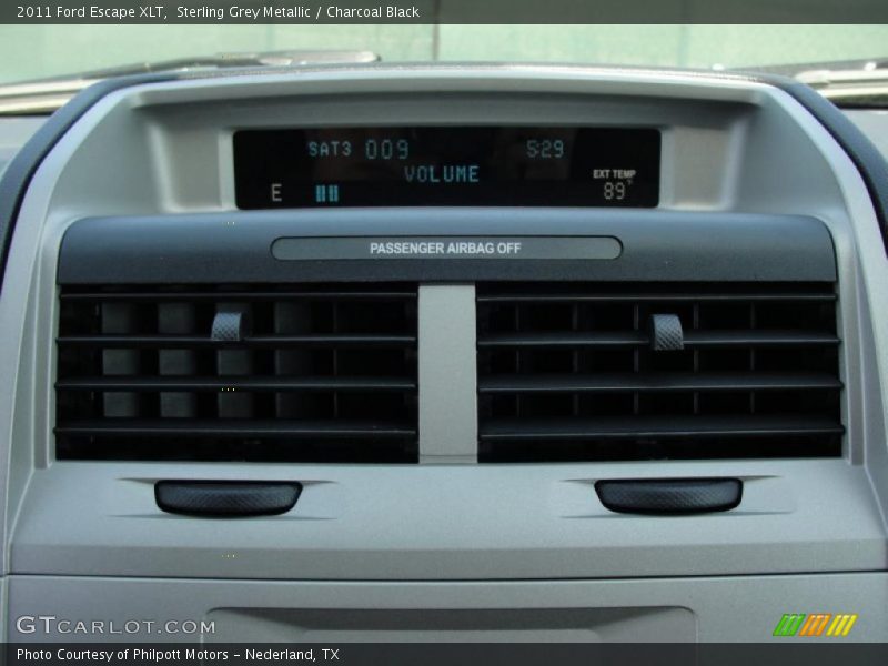 Sterling Grey Metallic / Charcoal Black 2011 Ford Escape XLT