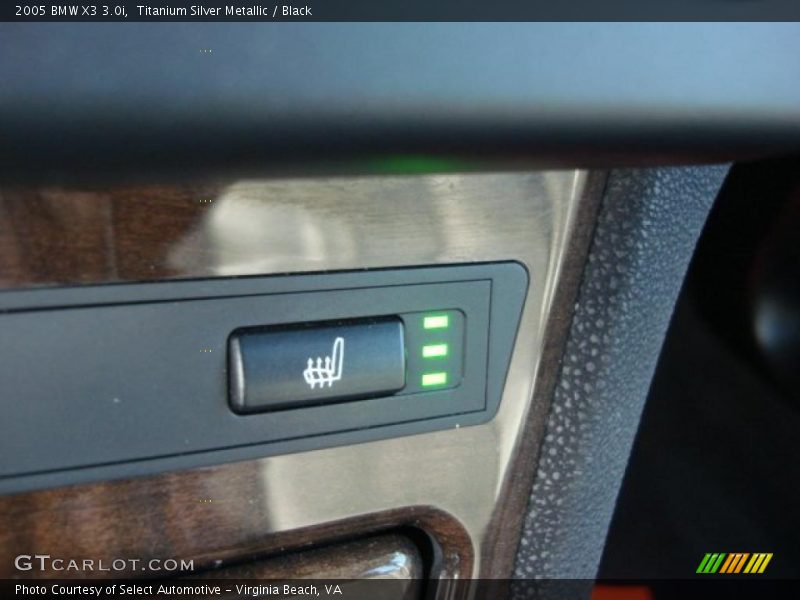 Titanium Silver Metallic / Black 2005 BMW X3 3.0i