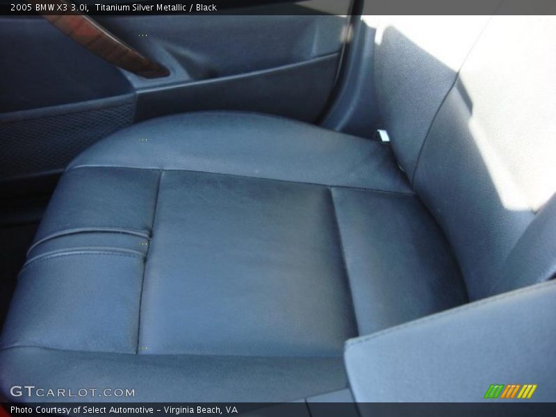 Titanium Silver Metallic / Black 2005 BMW X3 3.0i