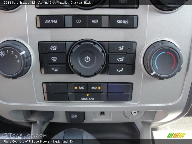 Sterling Grey Metallic / Charcoal Black 2011 Ford Escape XLT