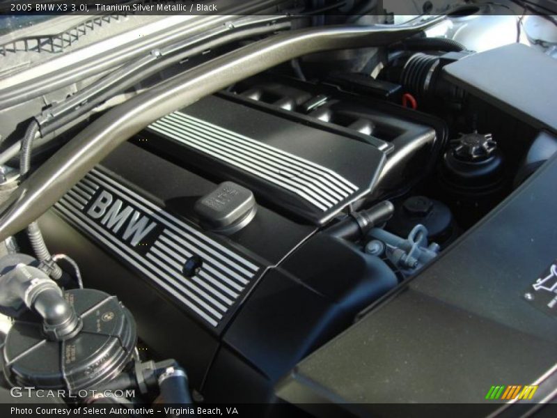 Titanium Silver Metallic / Black 2005 BMW X3 3.0i