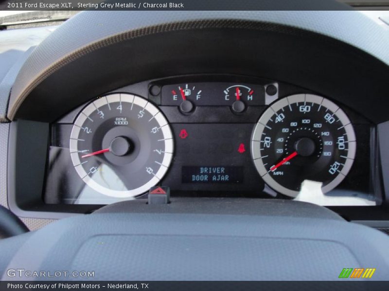 Sterling Grey Metallic / Charcoal Black 2011 Ford Escape XLT