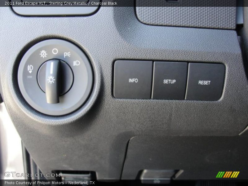 Sterling Grey Metallic / Charcoal Black 2011 Ford Escape XLT