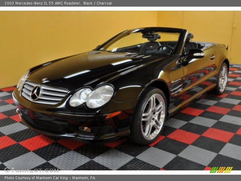 Black / Charcoal 2003 Mercedes-Benz SL 55 AMG Roadster