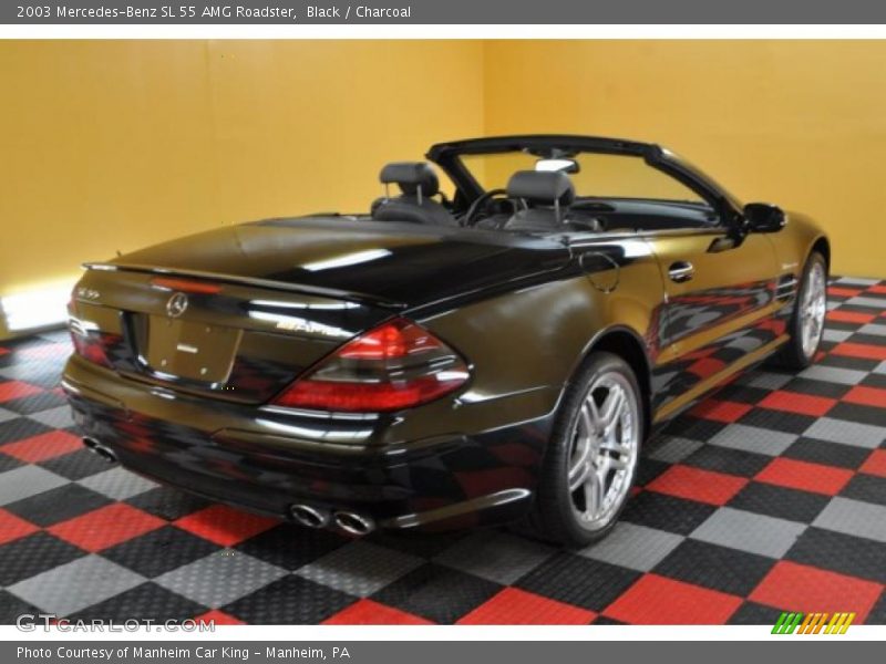 Black / Charcoal 2003 Mercedes-Benz SL 55 AMG Roadster