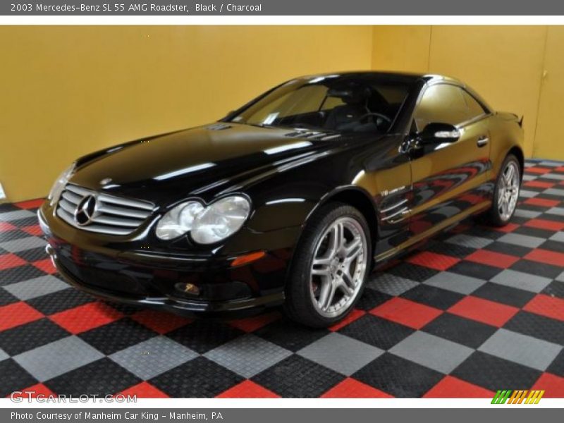 Black / Charcoal 2003 Mercedes-Benz SL 55 AMG Roadster