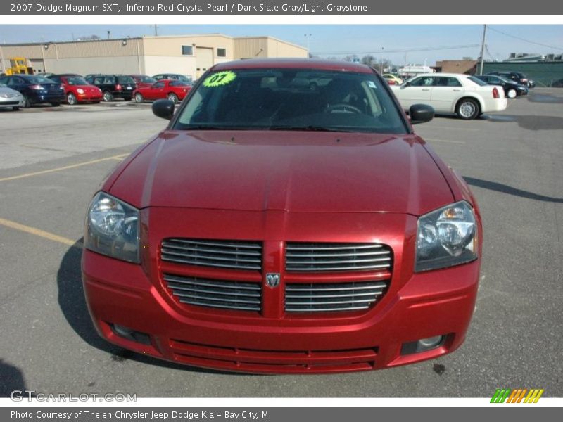 Inferno Red Crystal Pearl / Dark Slate Gray/Light Graystone 2007 Dodge Magnum SXT