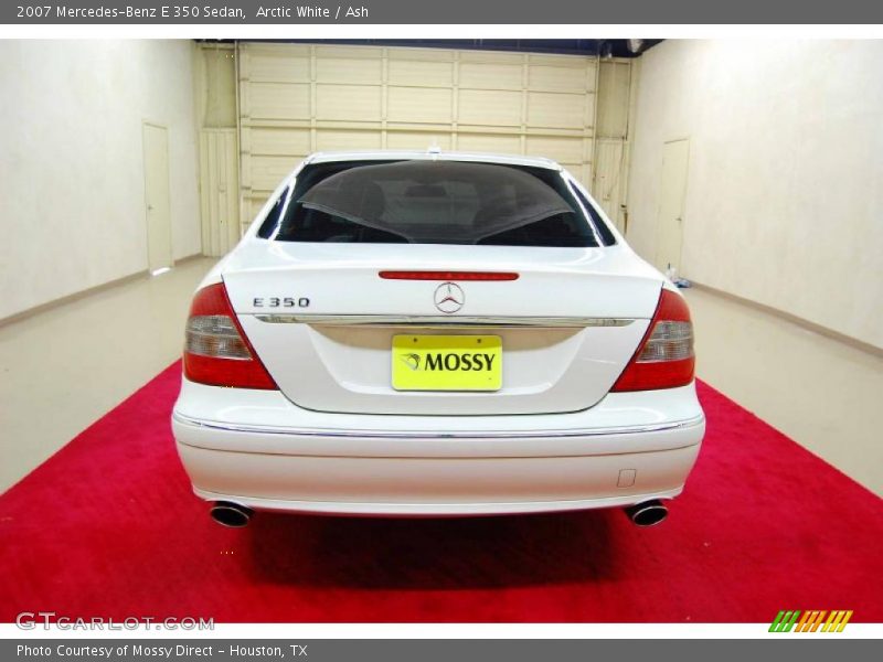 Arctic White / Ash 2007 Mercedes-Benz E 350 Sedan