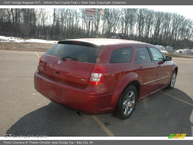 Inferno Red Crystal Pearl / Dark Slate Gray/Light Graystone 2007 Dodge Magnum SXT