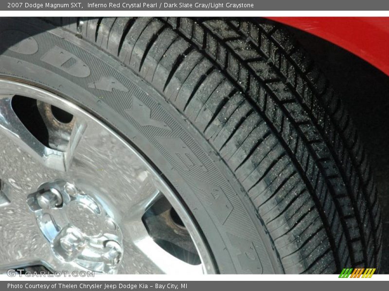 Inferno Red Crystal Pearl / Dark Slate Gray/Light Graystone 2007 Dodge Magnum SXT