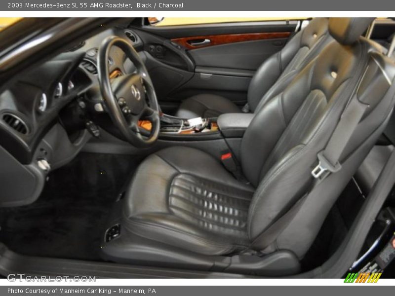  2003 SL 55 AMG Roadster Charcoal Interior