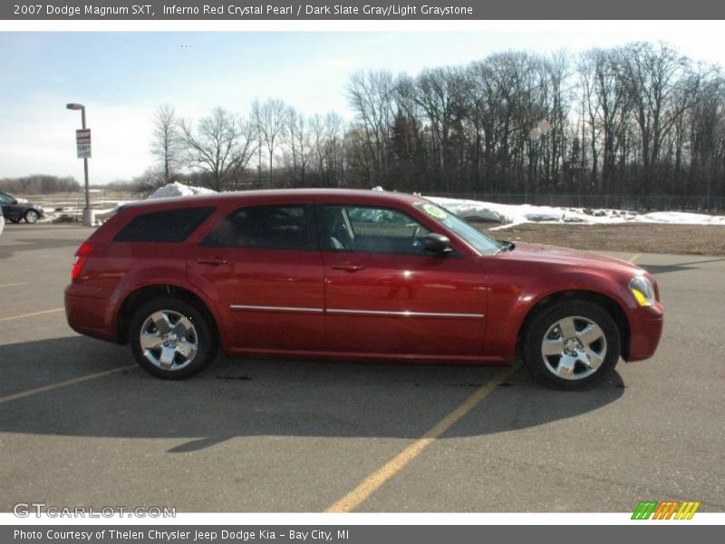 Inferno Red Crystal Pearl / Dark Slate Gray/Light Graystone 2007 Dodge Magnum SXT