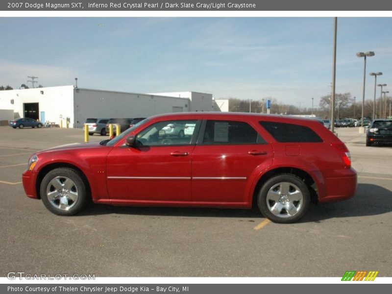 Inferno Red Crystal Pearl / Dark Slate Gray/Light Graystone 2007 Dodge Magnum SXT