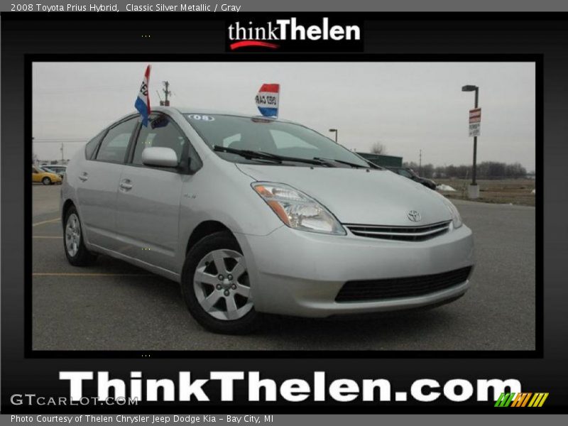 Classic Silver Metallic / Gray 2008 Toyota Prius Hybrid