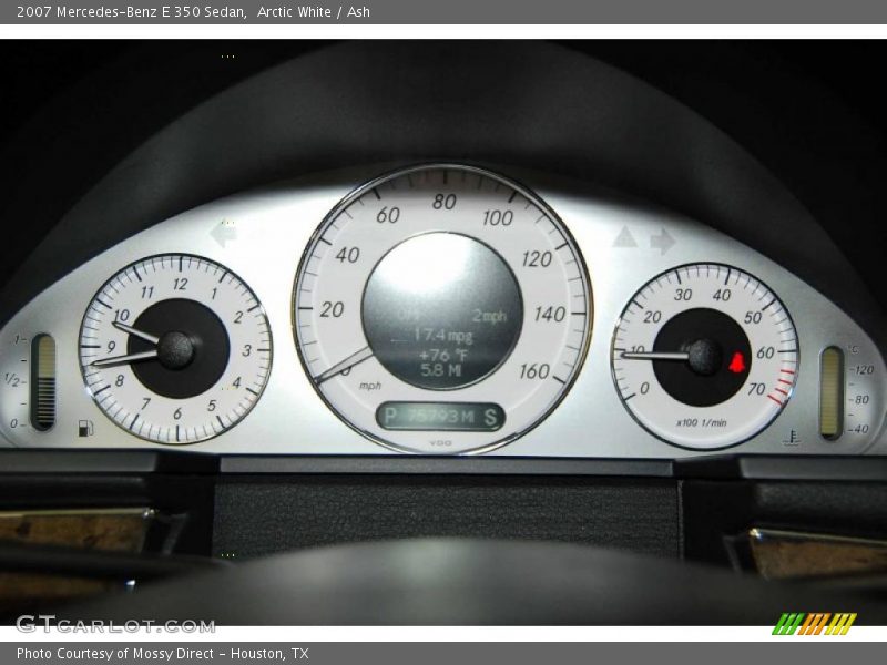 Arctic White / Ash 2007 Mercedes-Benz E 350 Sedan