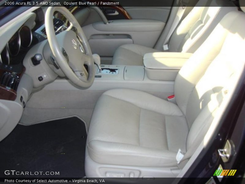 Opulent Blue Pearl / Parchment 2006 Acura RL 3.5 AWD Sedan