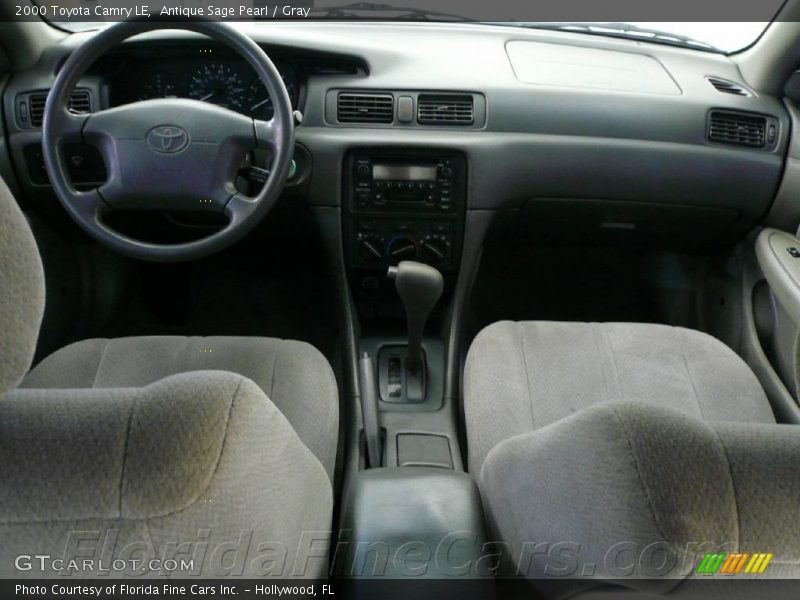 Antique Sage Pearl / Gray 2000 Toyota Camry LE
