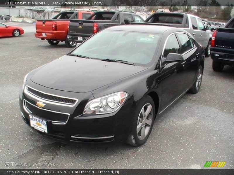 Black Granite Metallic / Ebony 2011 Chevrolet Malibu LT