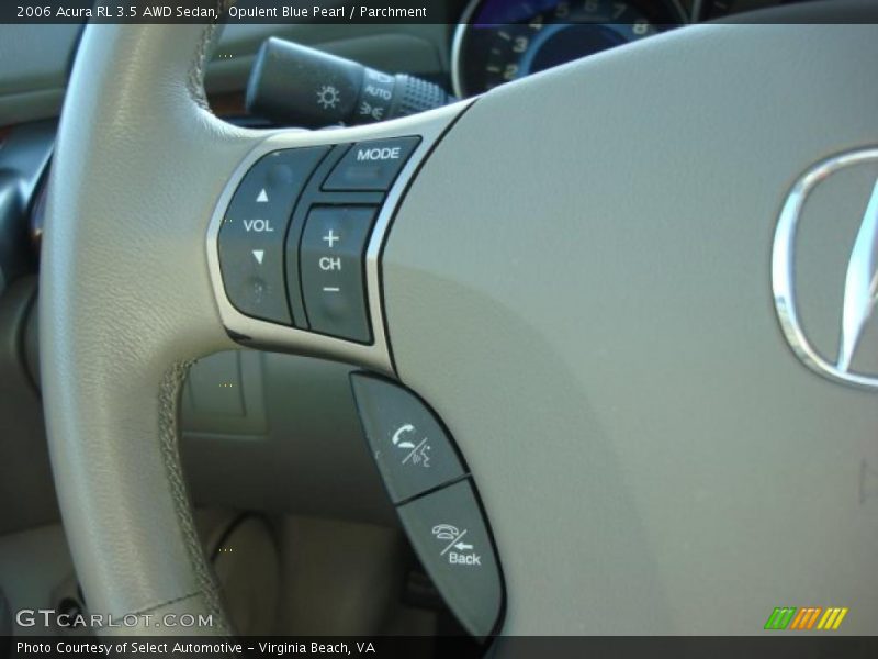 Opulent Blue Pearl / Parchment 2006 Acura RL 3.5 AWD Sedan