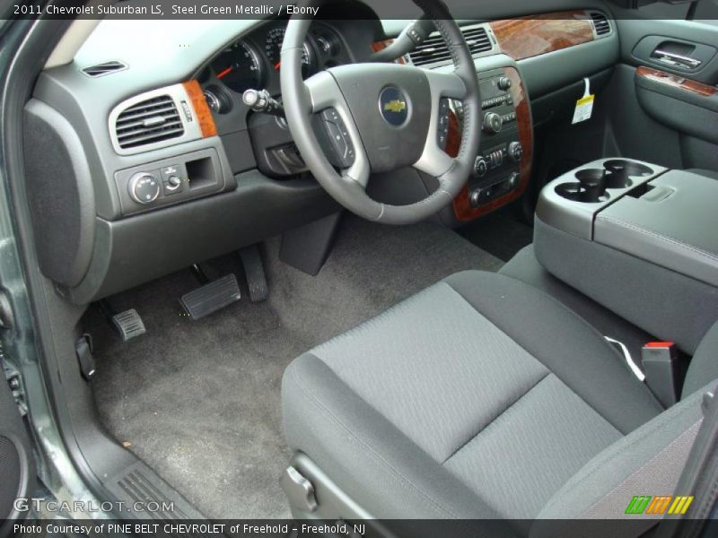 Steel Green Metallic / Ebony 2011 Chevrolet Suburban LS