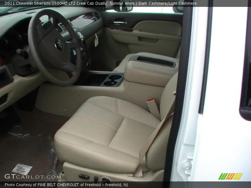 Summit White / Dark Cashmere/Light Cashmere 2011 Chevrolet Silverado 3500HD LTZ Crew Cab Dually