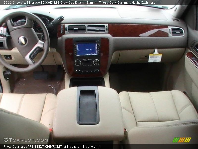 Summit White / Dark Cashmere/Light Cashmere 2011 Chevrolet Silverado 3500HD LTZ Crew Cab Dually