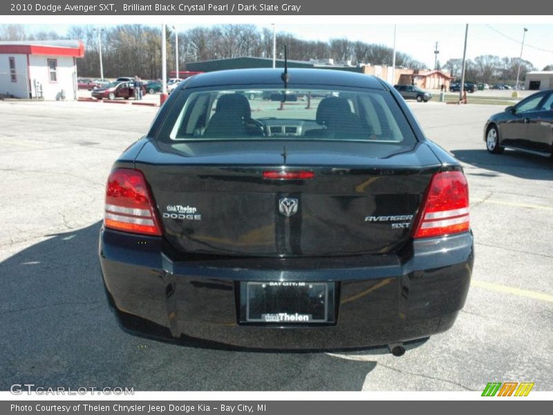 Brilliant Black Crystal Pearl / Dark Slate Gray 2010 Dodge Avenger SXT
