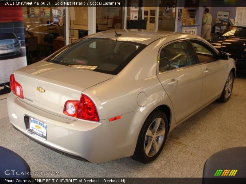 Gold Mist Metallic / Cocoa/Cashmere 2011 Chevrolet Malibu LT