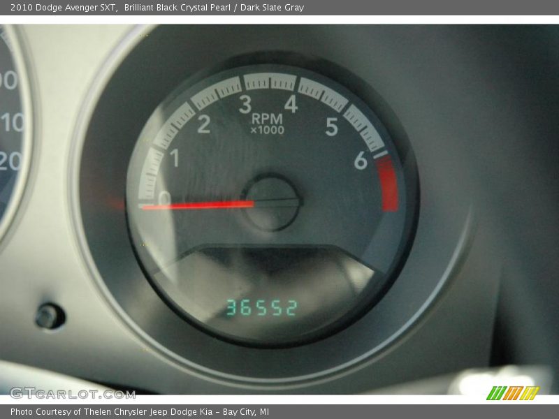 Brilliant Black Crystal Pearl / Dark Slate Gray 2010 Dodge Avenger SXT