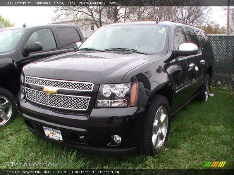 Black Granite Metallic / Ebony 2011 Chevrolet Suburban LTZ 4x4