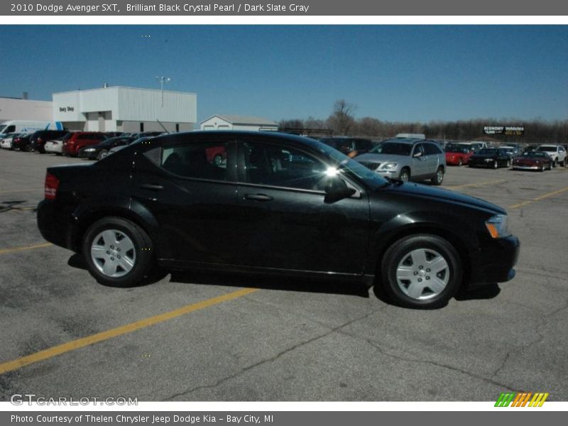 Brilliant Black Crystal Pearl / Dark Slate Gray 2010 Dodge Avenger SXT