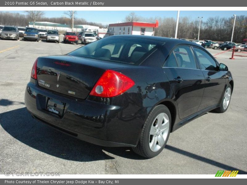 Carbon Black Metallic / Ebony 2010 Pontiac G6 Sedan