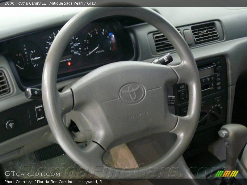 Antique Sage Pearl / Gray 2000 Toyota Camry LE