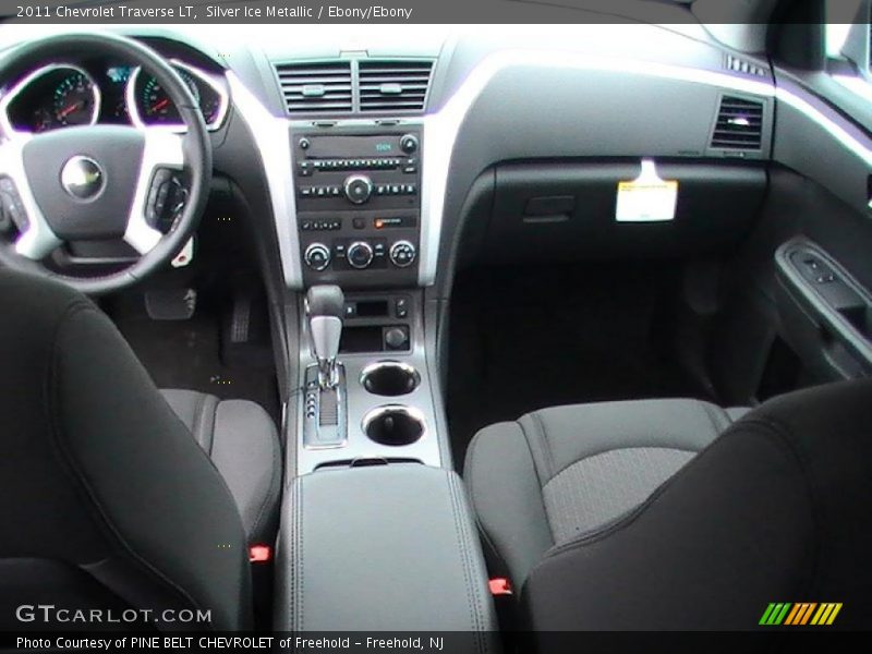 Silver Ice Metallic / Ebony/Ebony 2011 Chevrolet Traverse LT