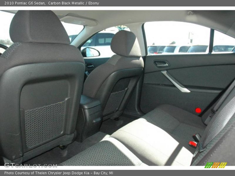 Carbon Black Metallic / Ebony 2010 Pontiac G6 Sedan