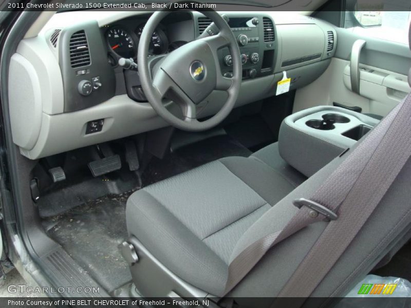 Black / Dark Titanium 2011 Chevrolet Silverado 1500 Extended Cab