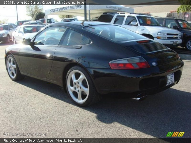 Black / Savanna Beige 1999 Porsche 911 Carrera Coupe