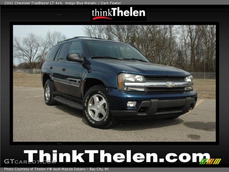 Indigo Blue Metallic / Dark Pewter 2002 Chevrolet TrailBlazer LT 4x4