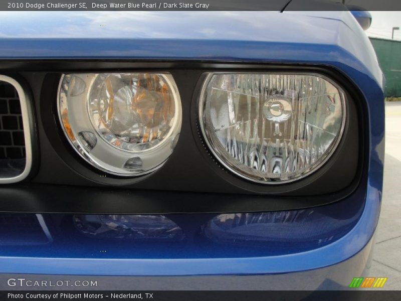 Deep Water Blue Pearl / Dark Slate Gray 2010 Dodge Challenger SE