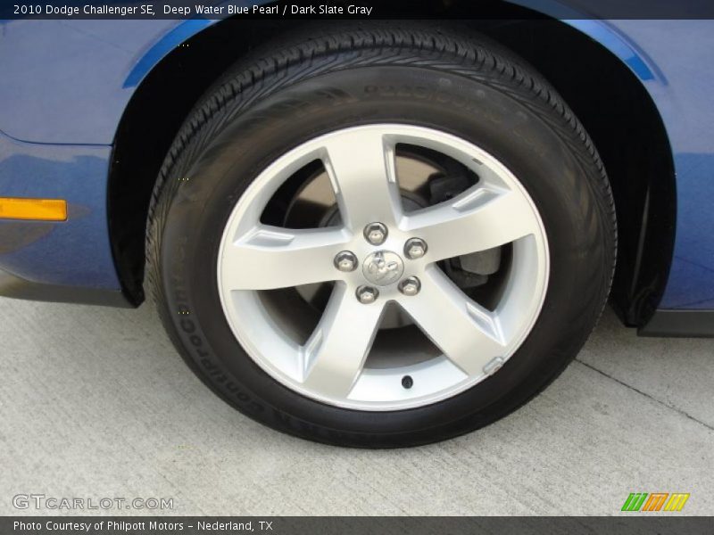 Deep Water Blue Pearl / Dark Slate Gray 2010 Dodge Challenger SE