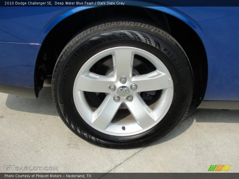 Deep Water Blue Pearl / Dark Slate Gray 2010 Dodge Challenger SE