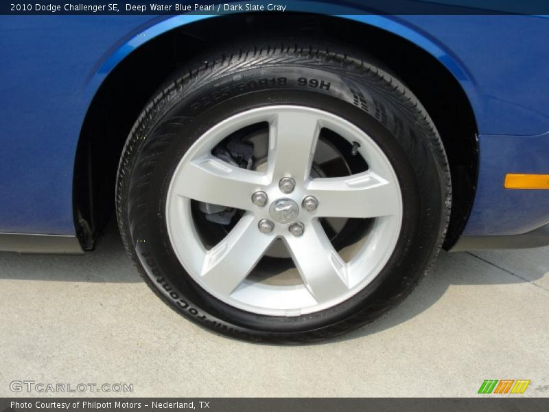 Deep Water Blue Pearl / Dark Slate Gray 2010 Dodge Challenger SE